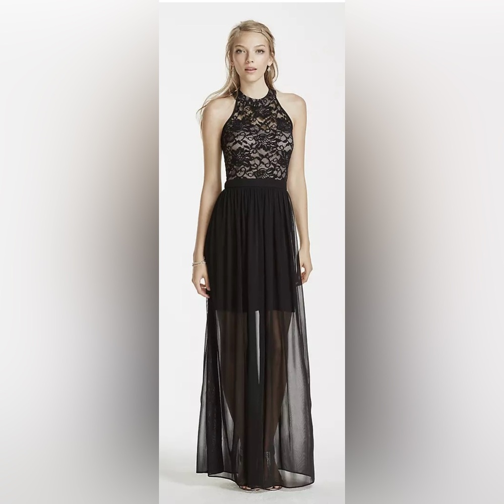 Morgan & Co Black Evening Gown